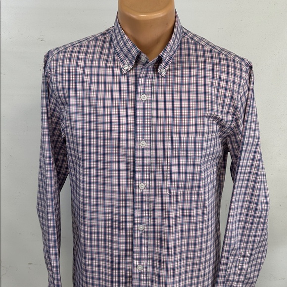 J. Crew Performance long sleeve button down collar shirt.  M - Picture 2 of 7